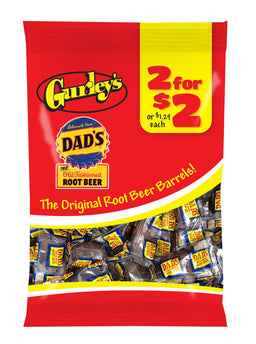 Gurley's Root Beer Barrels, 2.25 oz (64 g), made in USA