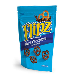 Flipz Dark Chocolate Pretzels, 4 oz (113 g), made in USA