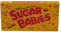 Charms Sugar Babies concession theatre box, 5 oz, made in USA