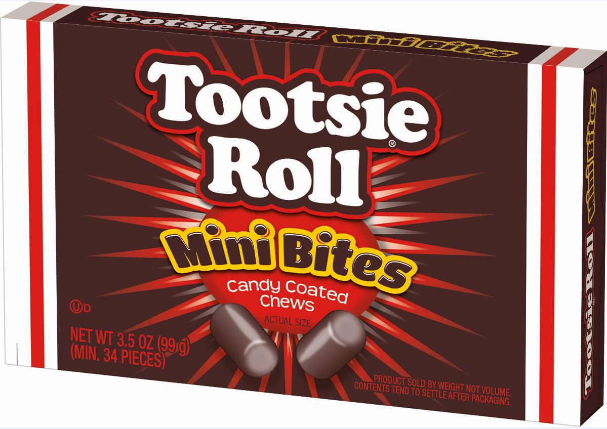 tootsie roll mini bites theater, 3.5 oz, made in the USA