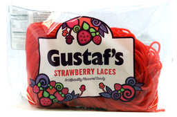 Gustaf's Bulk Laces Strawberry, 2 lb (0.91 kg) bag, made in Netherlands