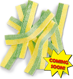 Dorval Sour Power limited-edition pickle sour belts, 6.6 lb bag, made in Netherlands