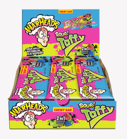 Warheads Taffy Bar, 1.49 oz (42 g), made in Turkey