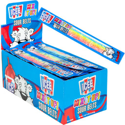 Koko's ICEE Mix It Up Sour Belts, case pack, made in China