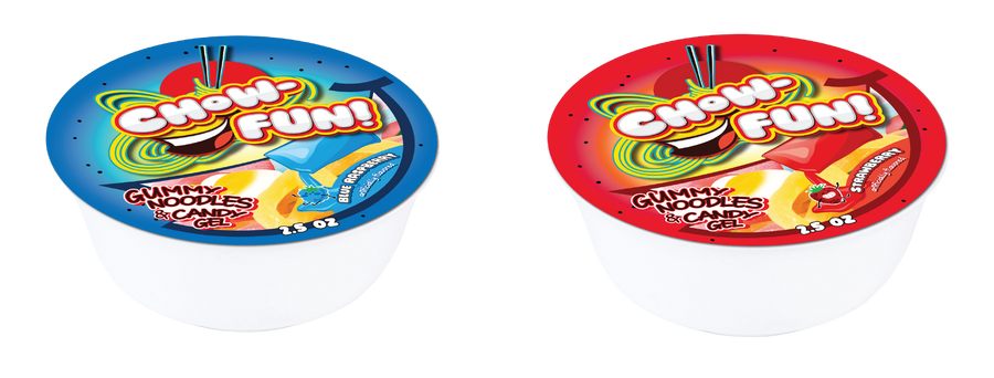 Chow Fun Gummy Noodle Bowl, 2.5 oz, made in China
