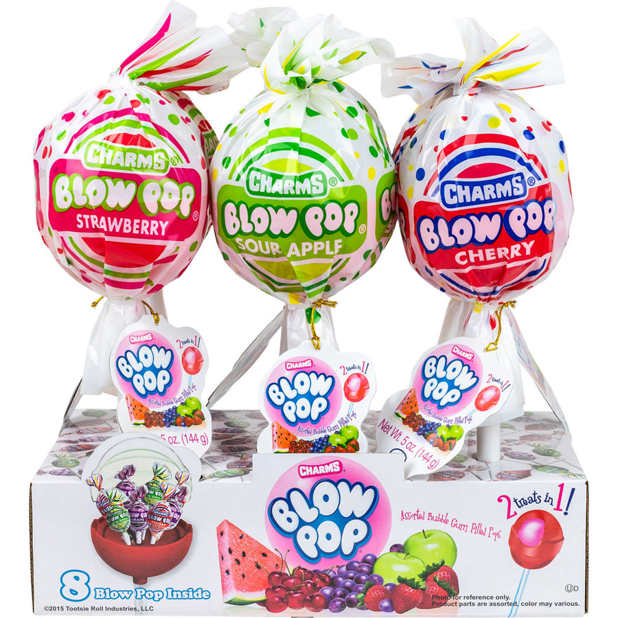 Koko's Giant Charms Blow Pop novelty lollipop, 4.8 oz (136 G), made in China