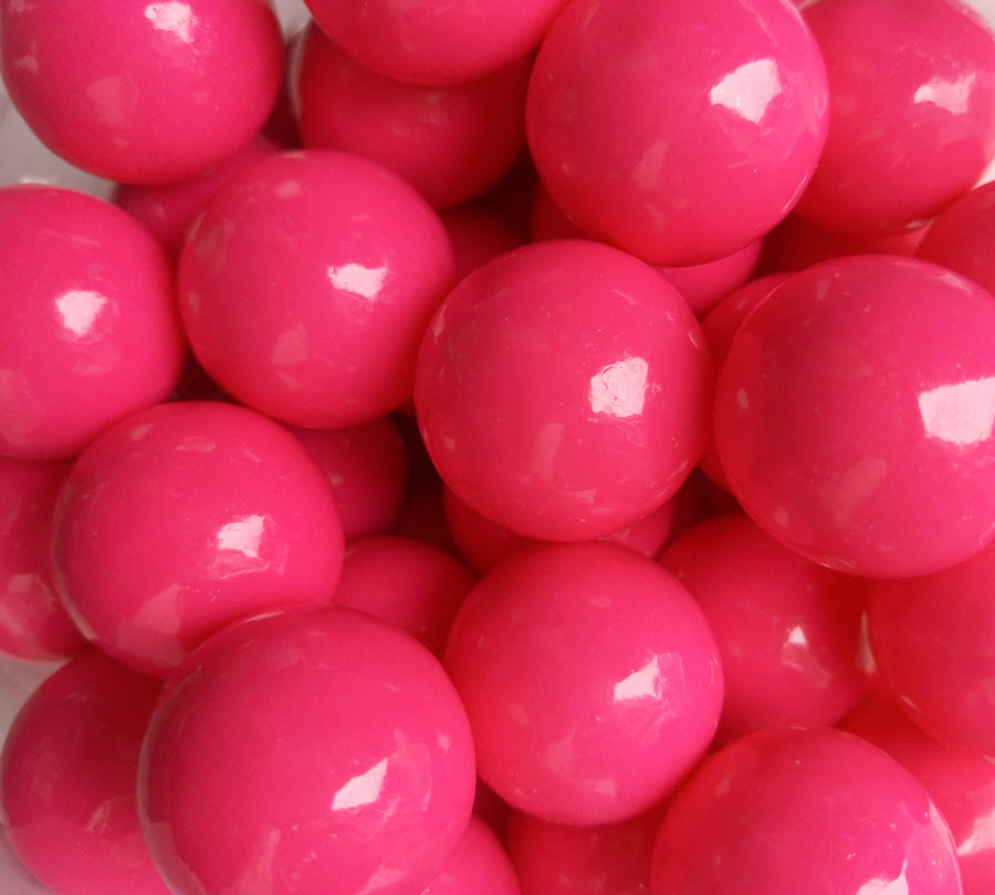 Albert's Color Splash 1-inch gumballs, Pink, 2 lb bag, made in China