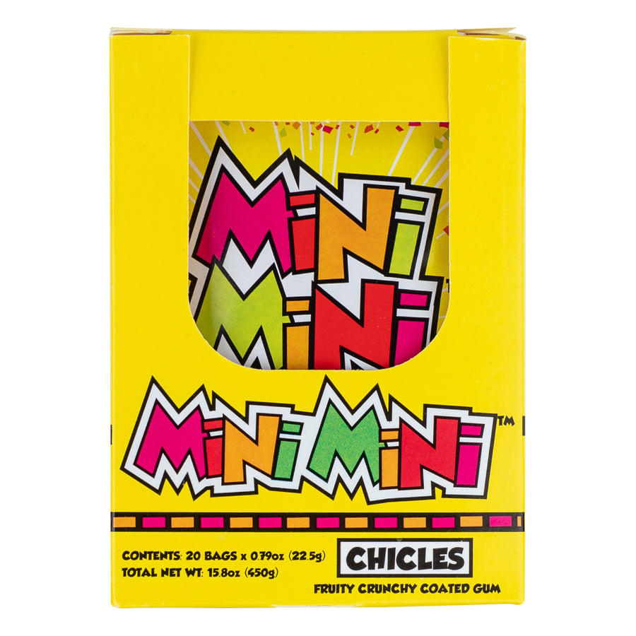 Mini Mini Fruit Gum, 240-count case, made in Morocco
