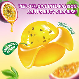 Amos Peelerz Gummy Passion Fruit, 3.00 oz (85 G), made in China