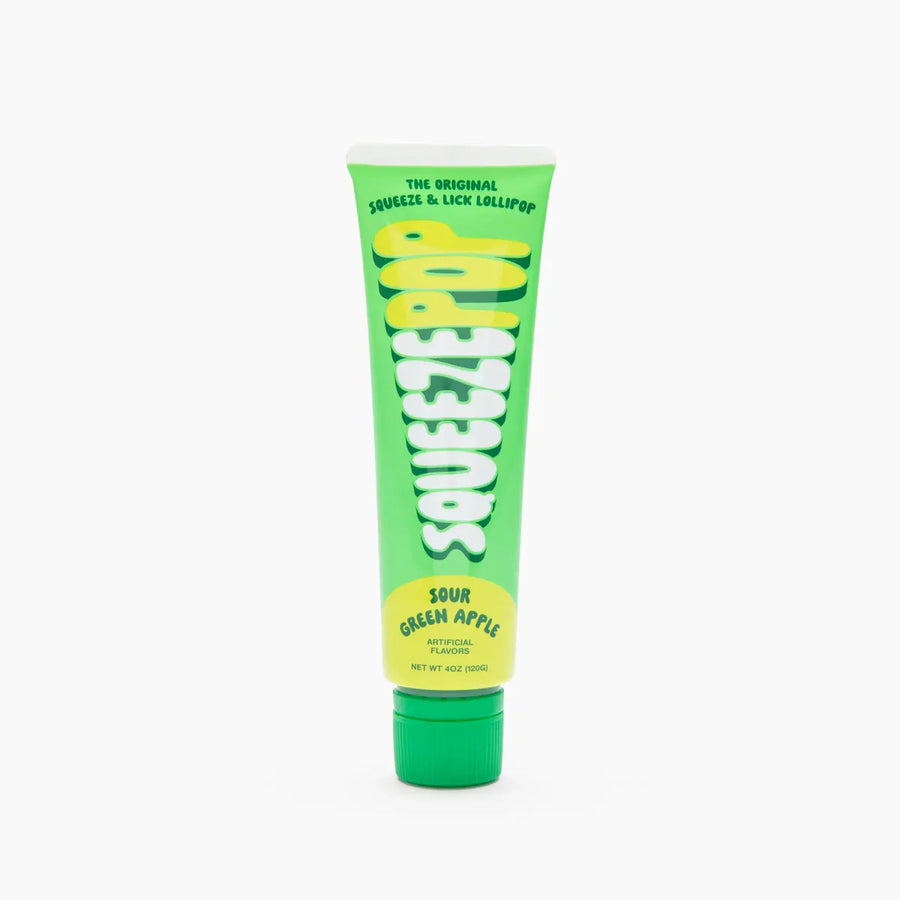 Squeeze Pop Sour Green Apple, 4 oz (113 g), made in China