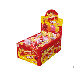 Spangler Starburst Pops lollipops, 0.85 oz, made in USA