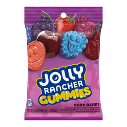 Jolly Rancher Very Berry Gummies Peg Bag, 6.5 oz (184 g), made in Canada