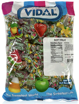vidal bulk soft fruit (wrapped), 2.2 lb, made in Spain
