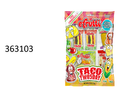 efrutti Gummi Theme Taco Twosday, 2.70 oz (77 g), made in China