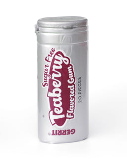 Gerrit's Teaberry Sugar Free Gum Tubes, 144-count case, made in Morocco