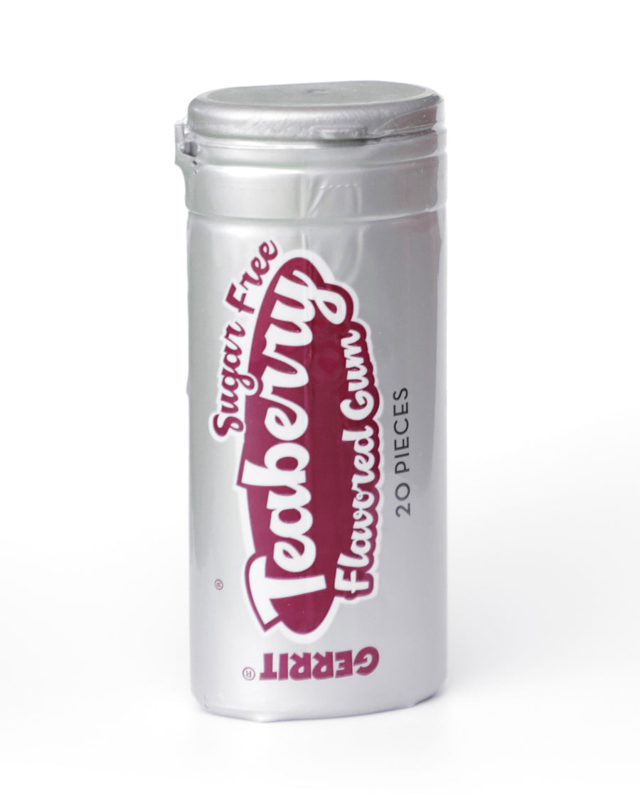 Gerrit's Teaberry Sugar Free Gum Tubes, 144-count case, made in Morocco