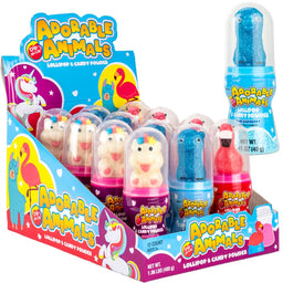 Koko's Dip-N-Lik Adorable Animal dip-and-lik novelty candy, 1.40 oz (40 G), made in China