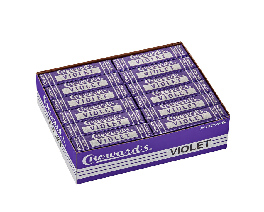 Choward's violet mints pack, 0.88 oz, made in USA