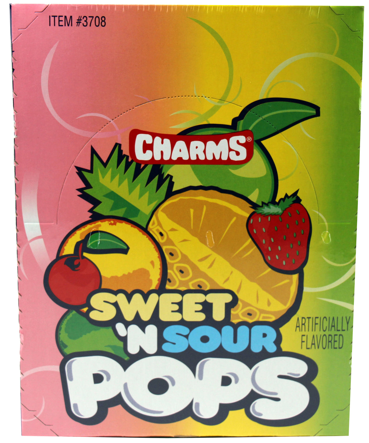 Charms Pop Sweet and Sour lollipops, 0.625 oz, made in USA