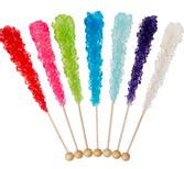 Rose's assorted rock candy sticks, 5.75 in 0.45 oz, made in USA