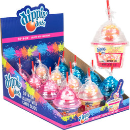 Koko's Dippin' Dots Dip-N-Lik dip-and-lik novelty candy, 1.34 oz (38 G), made in China