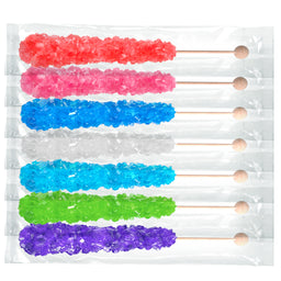 Rose's clear wrapped assorted crystal wands, 6.5 in 0.8 oz, made in USA