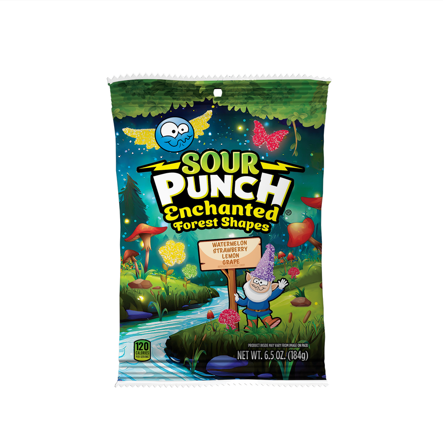 Sour Punch Enchanted Forest Shapes, 6.5 oz (184 G), made in USA