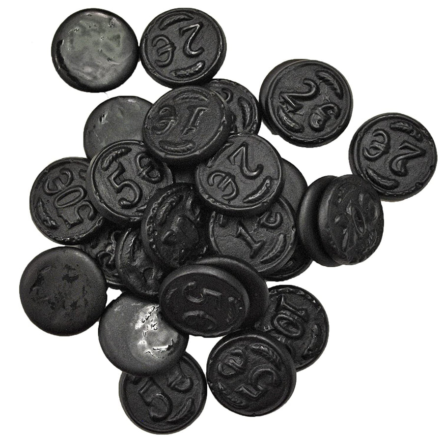 Money Salt Licorice, 0.2 lb (0.09 kg) bag, made in Netherlands