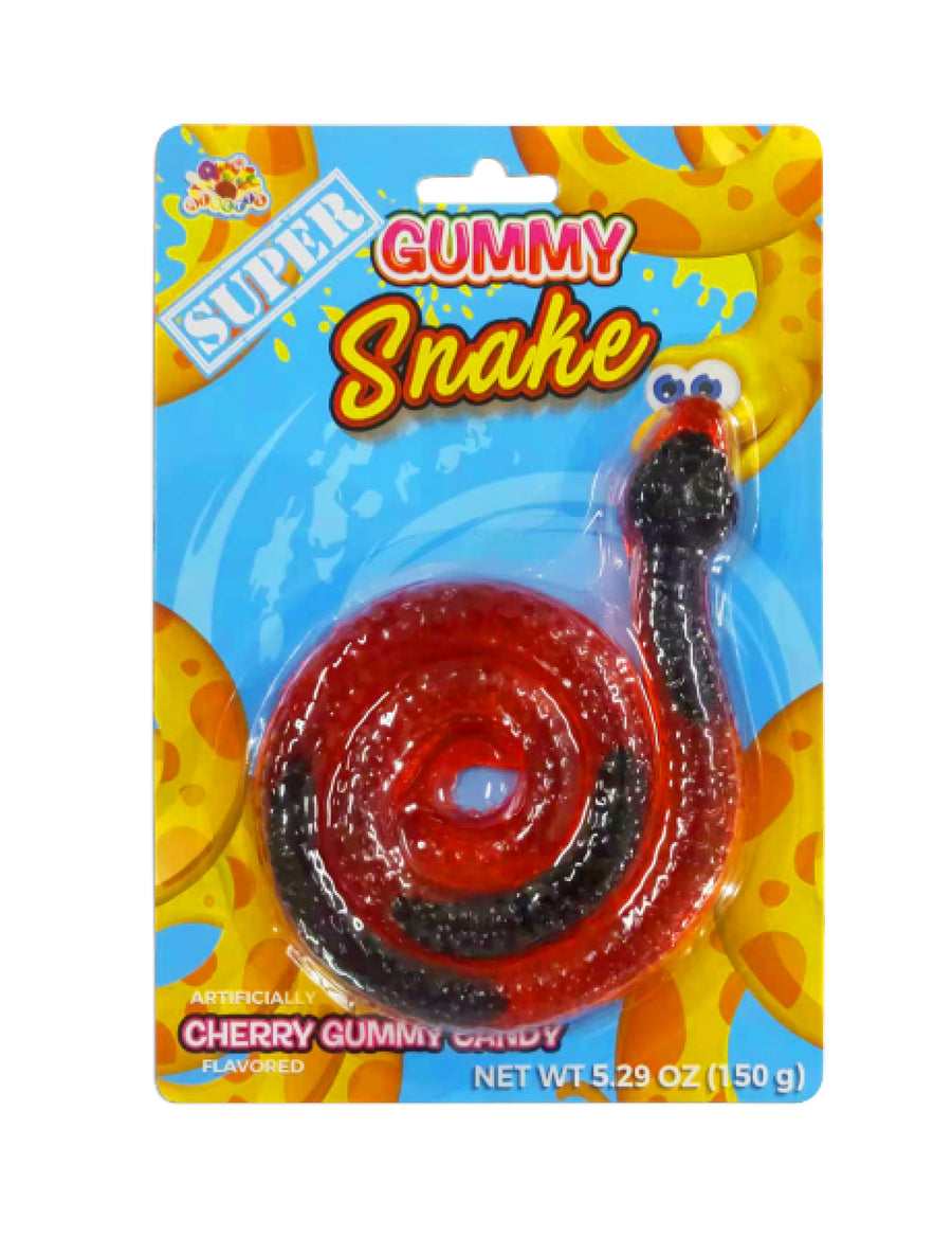 Albert's Super Gummy Snake, 5.29 oz novelty gummy, made in China