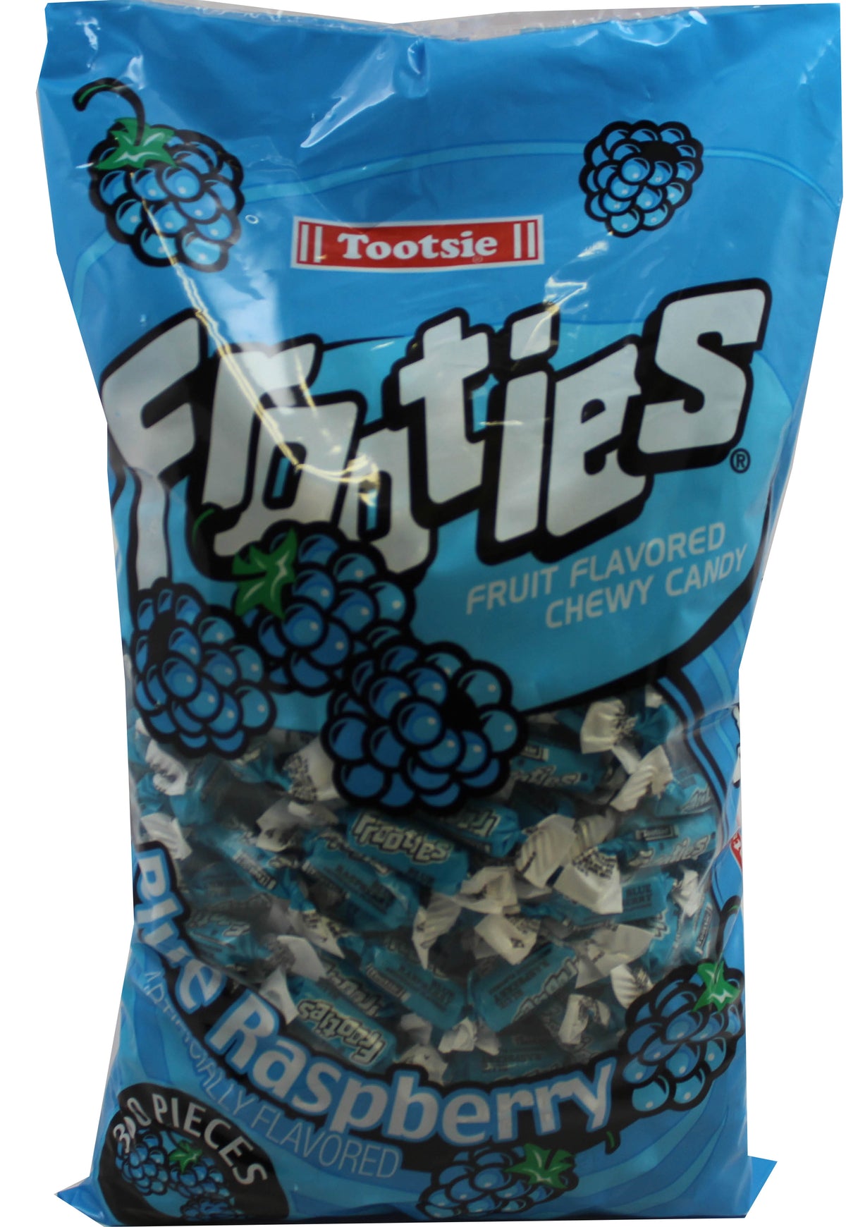 tootsie frooties bag (360 piece) blue raspberry, 38.84 oz, made in the USA