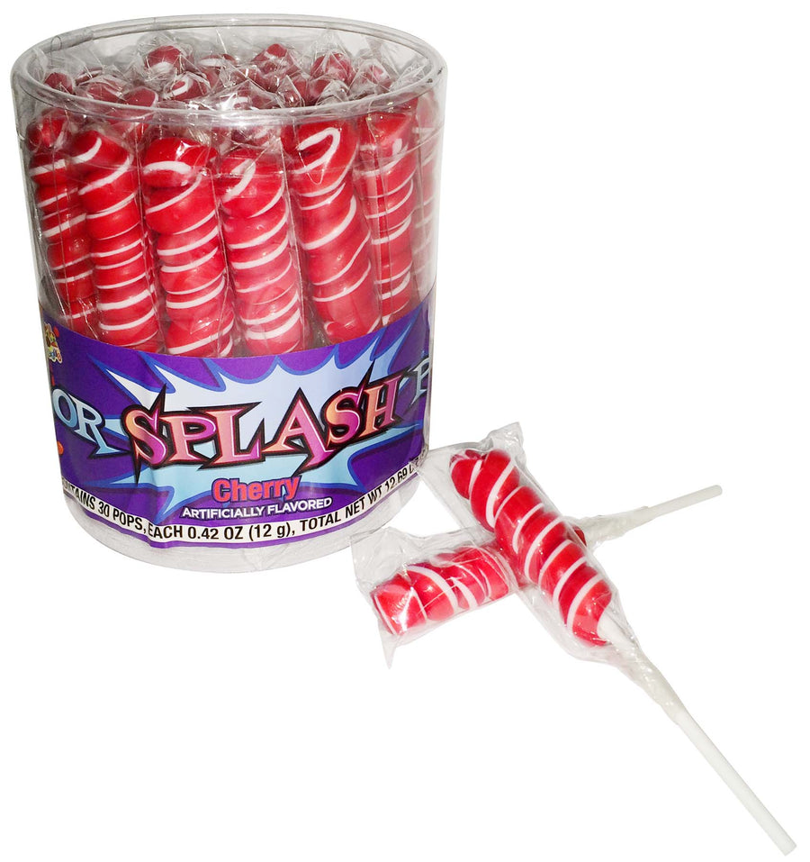Albert's Color Splash Pops Tubs Red, 12.69 oz (360 G), made in China