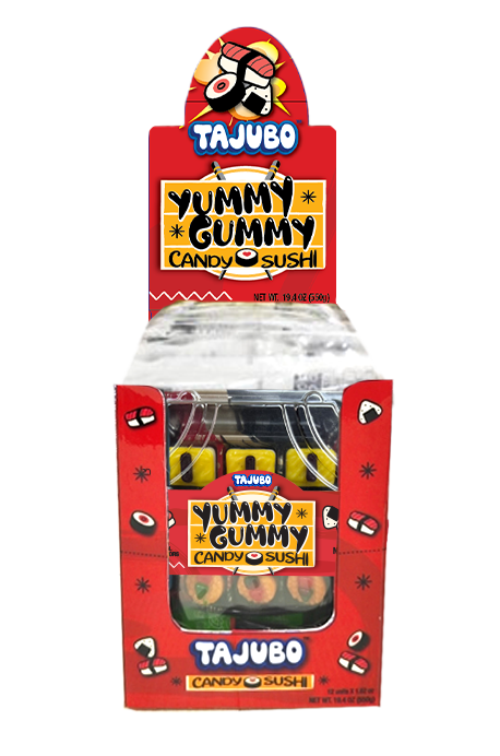 TAJUBO Sushi Tray Gummy, 1.62 oz, made in China