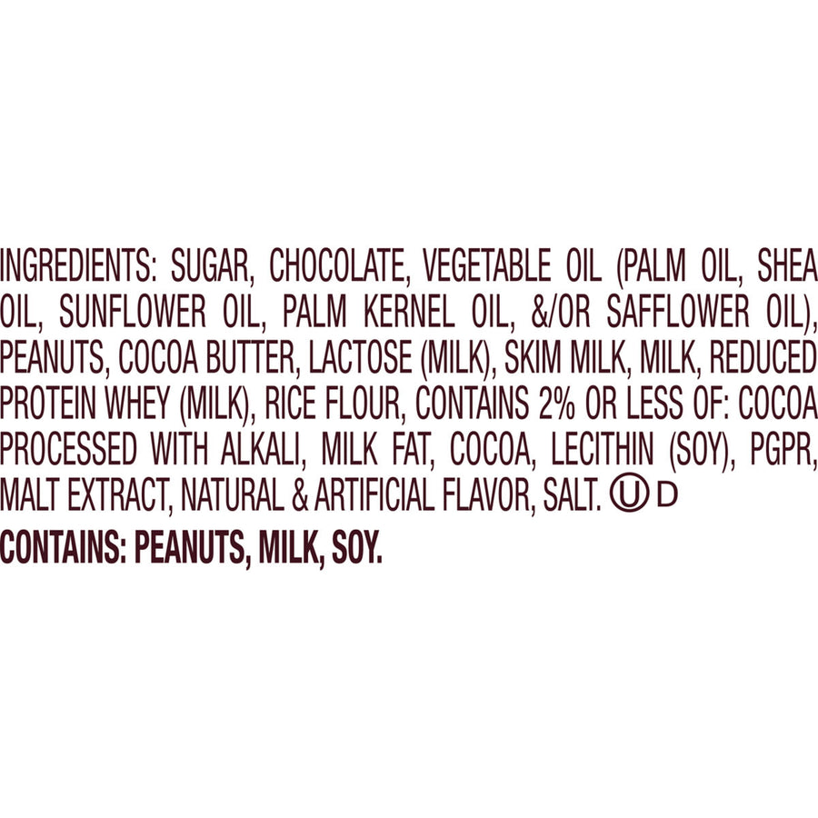 HERSHEY'S Miniatures Assortment Peg Bag, case of 12, made in Mexico