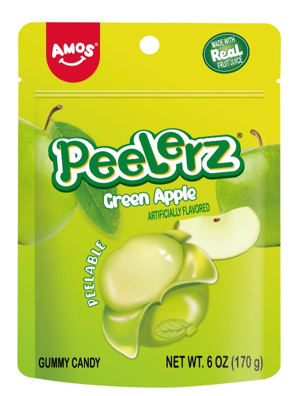 Amos Peelerz Green Apple, 6 oz (170 G), made in China
