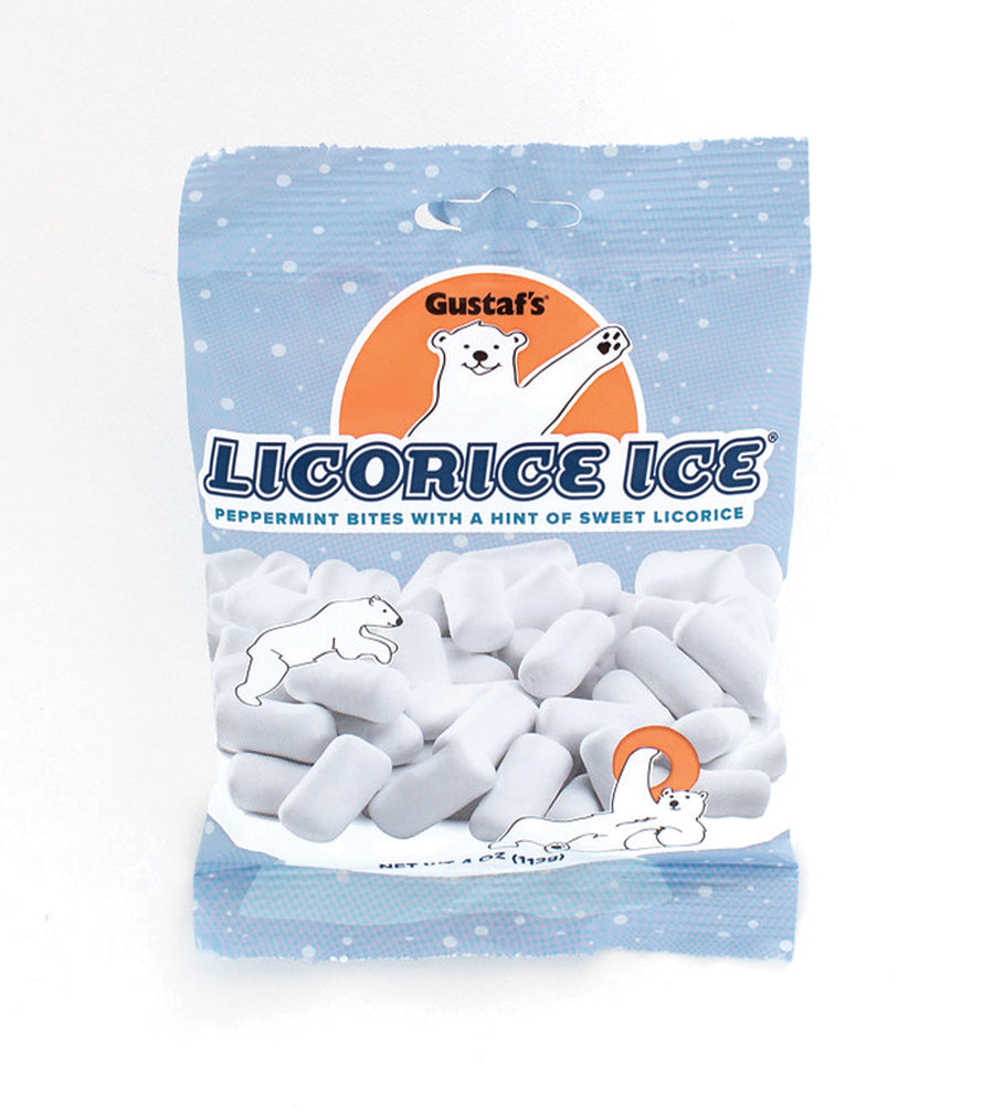 Gustaf's Licorice Ice Bag, case of 12, made in Netherlands