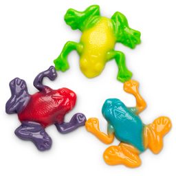 Albanese Rainforest Frogs bulk gummi candy, 5 lb bag, made in USA