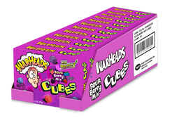 Warheads Berry Mix Cubes, 3.5 oz (99 g), made in USA
