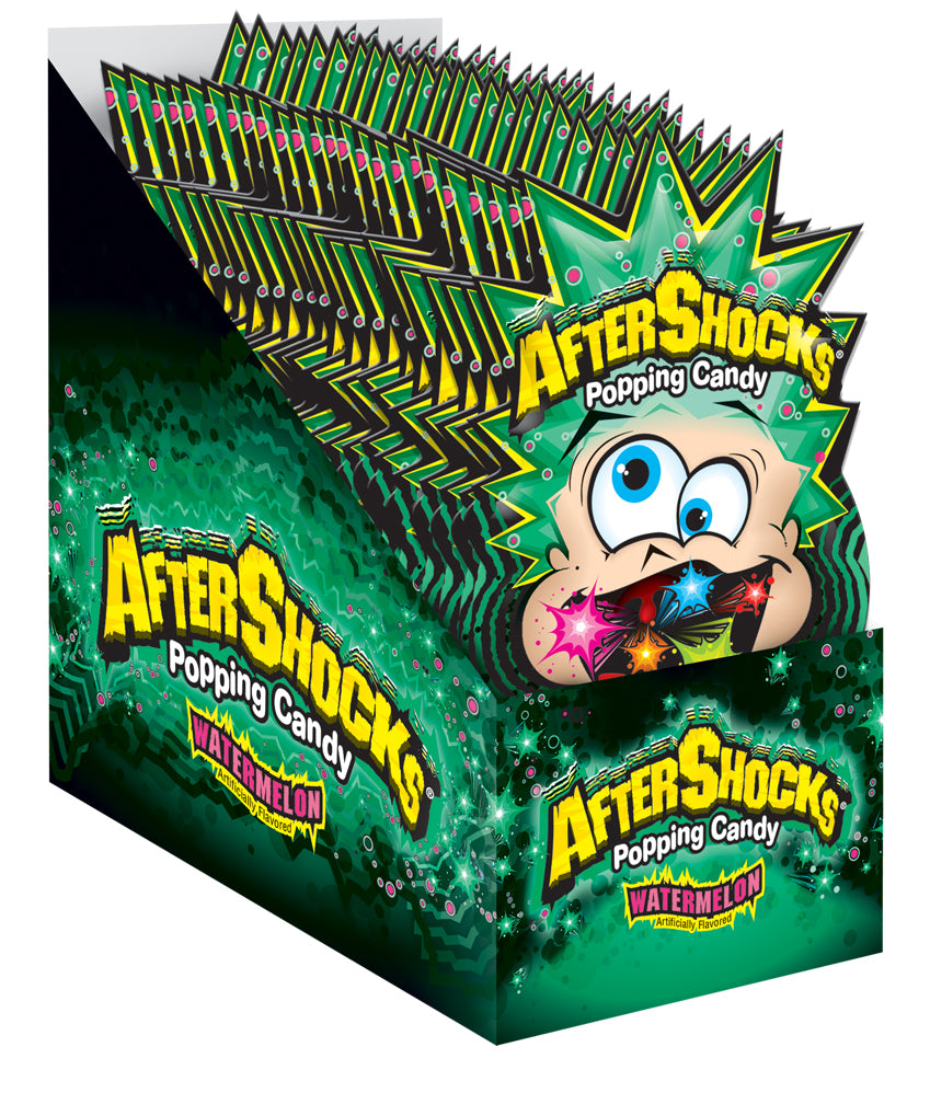 AfterShocks Popping Candy Watermelon, 0.33 oz (9 g), made in China
