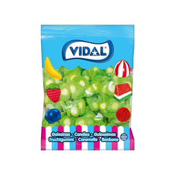 Vidal sour kiwi slices bulk gummi candy, 2.2 lb bag, made in Spain