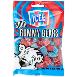 Koko's ICEE Sour Gummy Bears, case pack, made in China