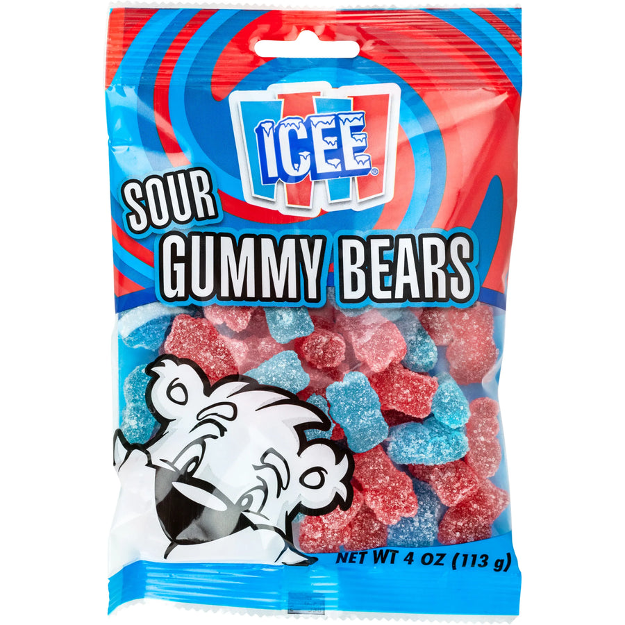 Koko's ICEE Sour Gummy Bears, case pack, made in China