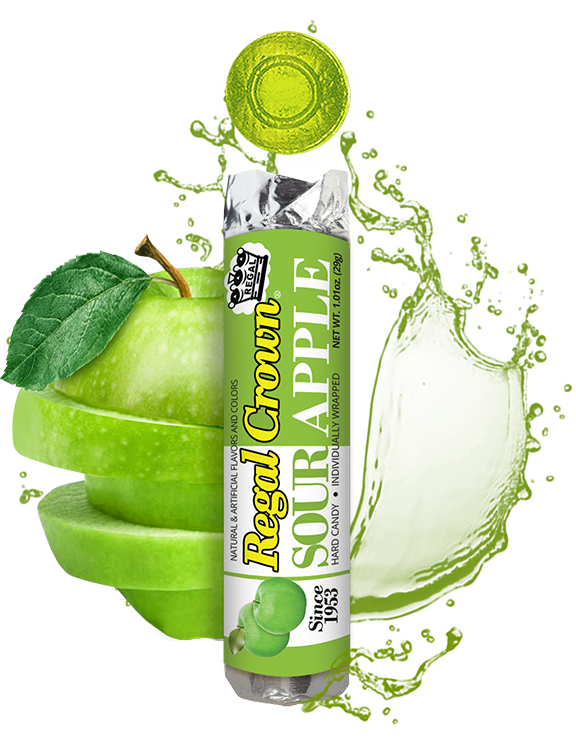 Regal Crown Sour Apple, 1.01 oz (29 g), made in UK