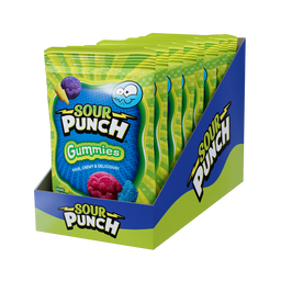 Sour Punch Gummies Bag, 6.75 oz (191 G), made in USA