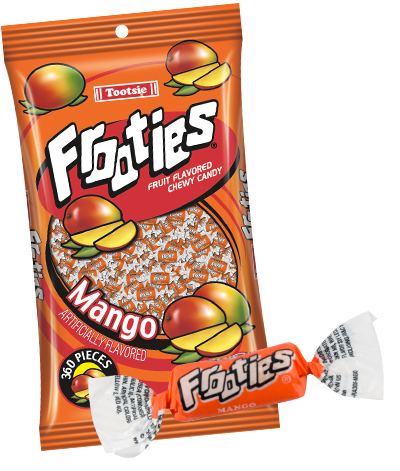 tootsie frooties bag (360 piece) mango, 38.84 oz, made in the USA