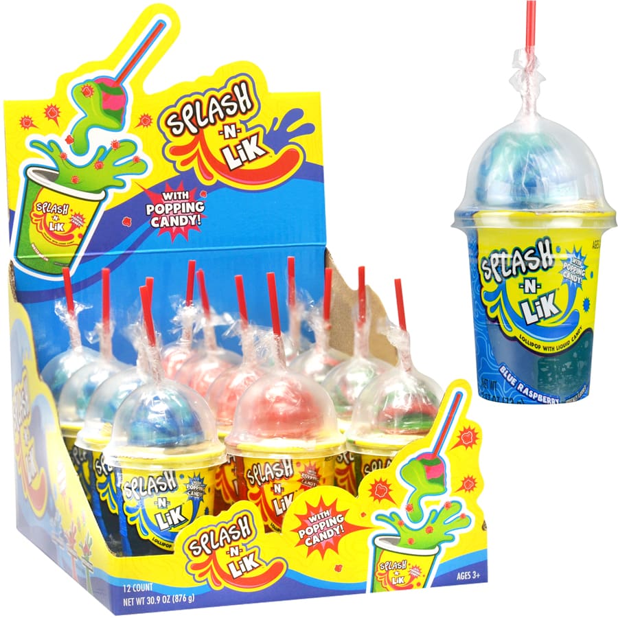 KoKo's Splash-N-Lik novelty candy, 2.60 oz (74 G), made in China