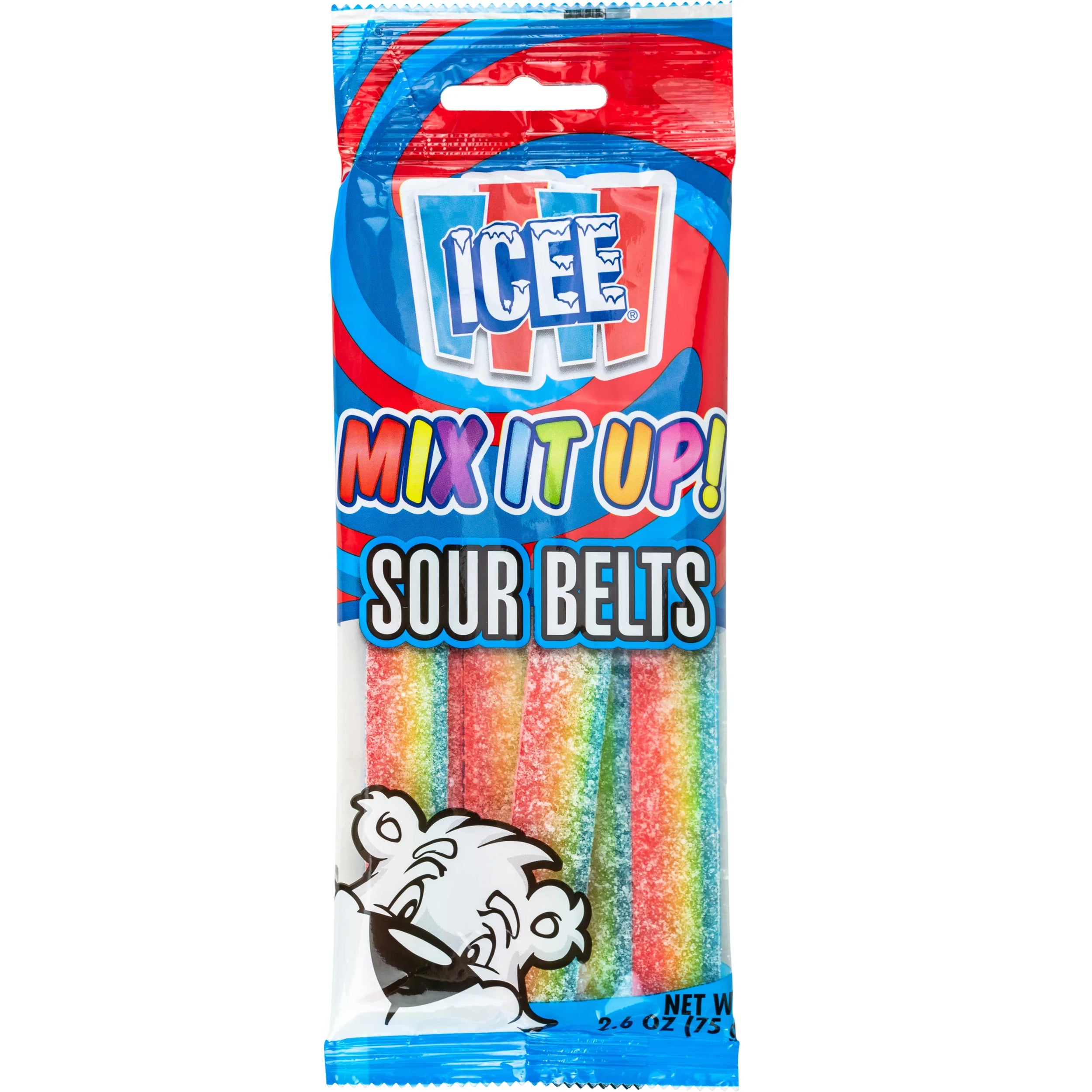 Koko's ICEE Mix It Up Sour Belt Bags, case pack, made in China