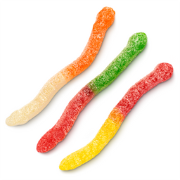 Albanese Wild Thing sour gummi worms bulk candy, 4.5 lb bag, USA