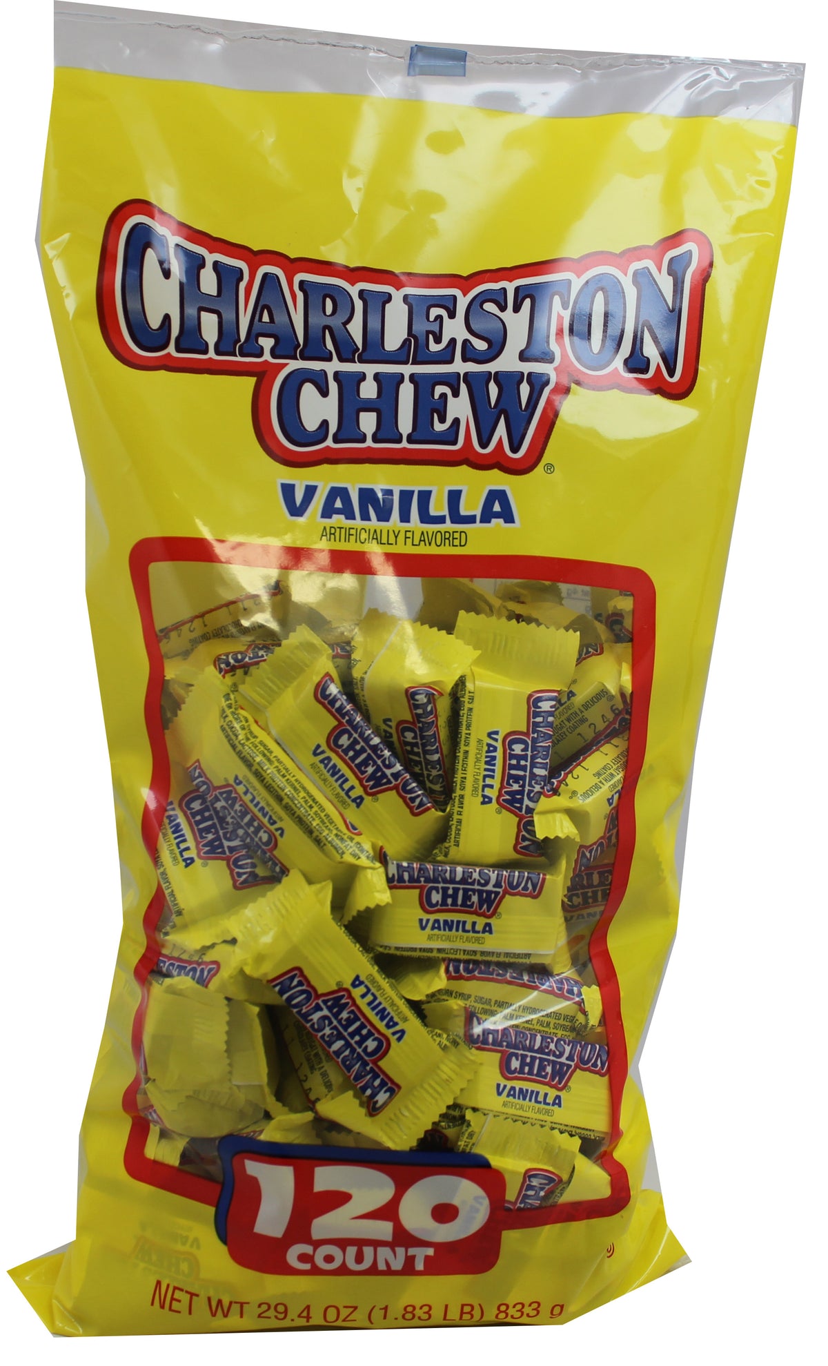 charleston chew big bag (120 piece) vanilla, made in the USA