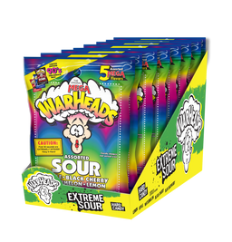 Warheads Extreme Sour Candy, 3.25 oz (92 g), made in Mexico