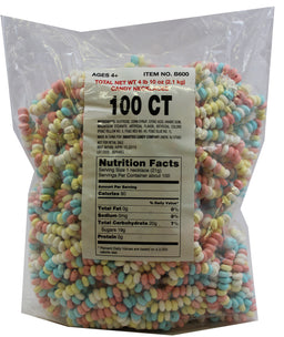Smarties candy necklaces bulk unwrapped, 600 count, made in USA